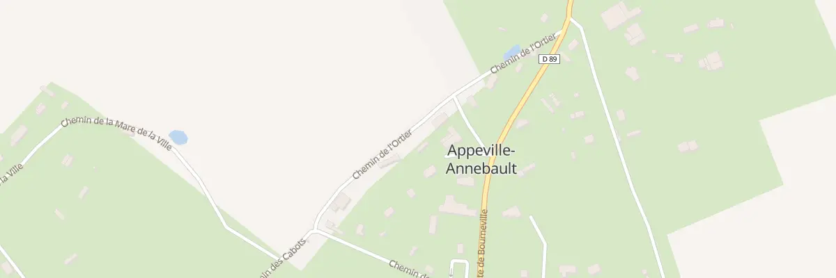 Plan du 23T Rte de Bourneville à Appeville-Annebault