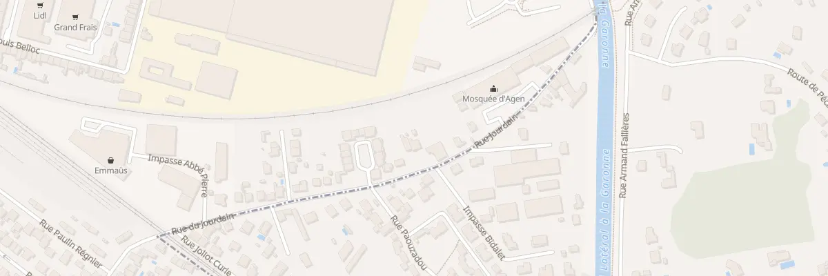 Plan du 35 Rue Jourdain à Agen