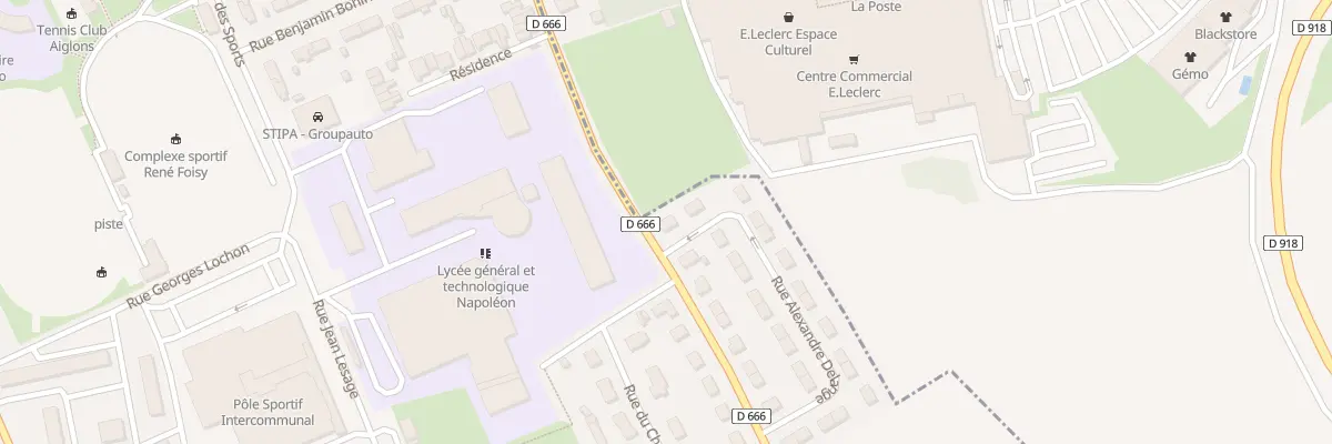 Plan du 1 Rue Alexandre Delange à L’Aigle