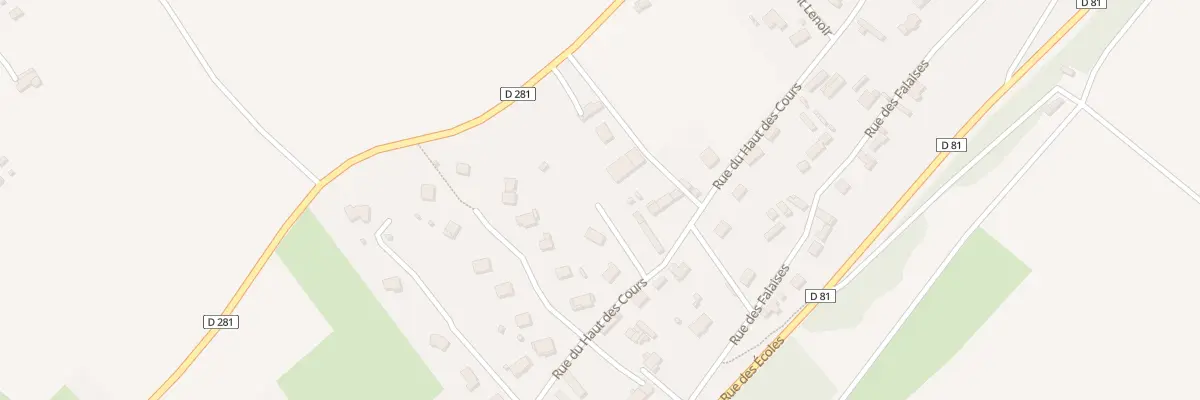 Plan du 15 Rue du Haut des Cours à Norville