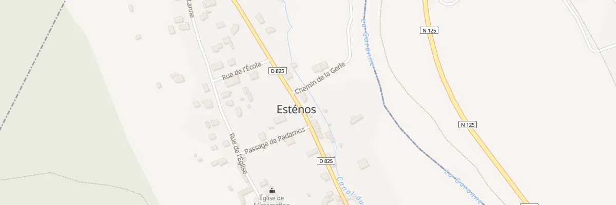 Plan du 28 Rte de Luchon à Esténos