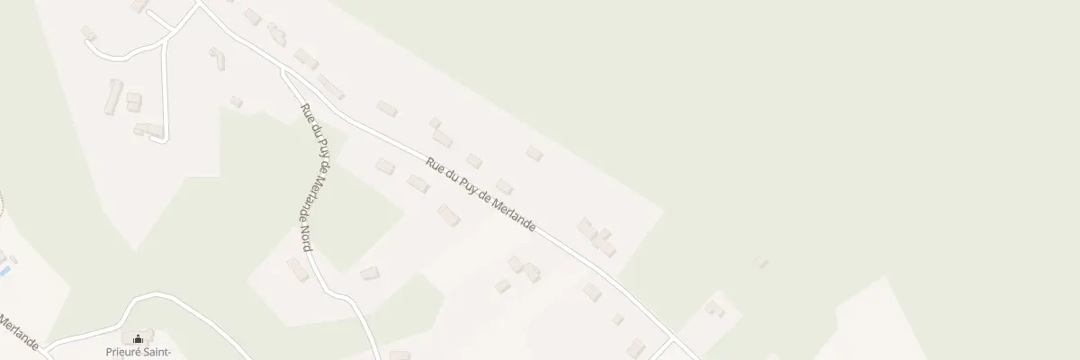 Plan du 9005 Le Puy de Merlande à La Chapelle-Gonaguet