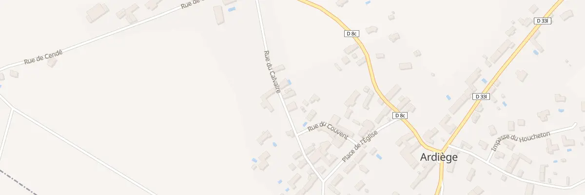 Plan du 8 Rue du Calvaire à Ardiège