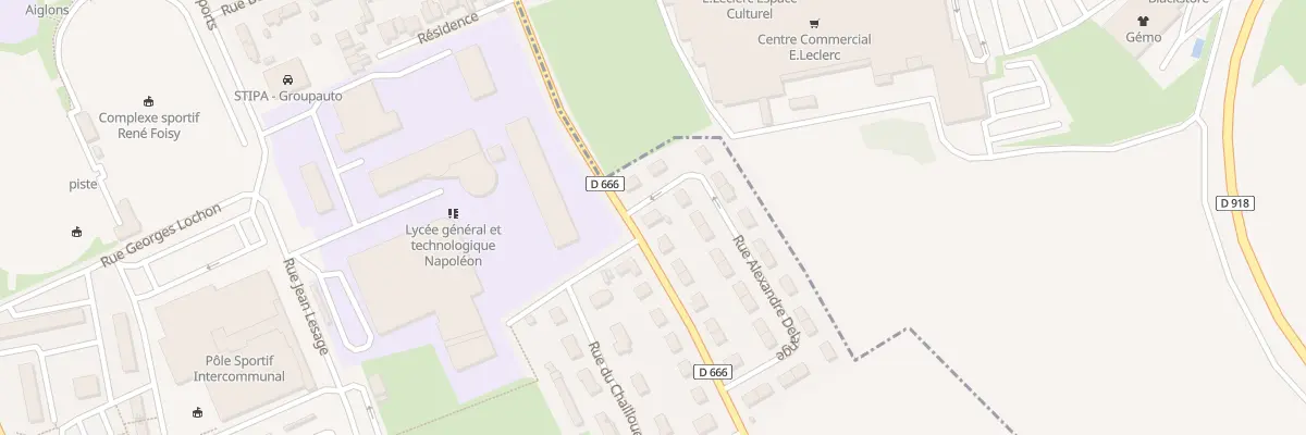 Plan du 23 Rue Alexandre Delange à L’Aigle