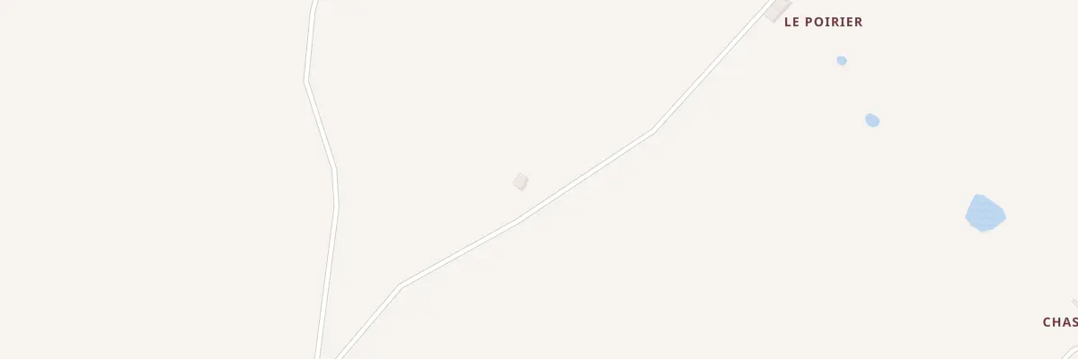 Plan du 2 Le Poirier à Availles-Limouzine