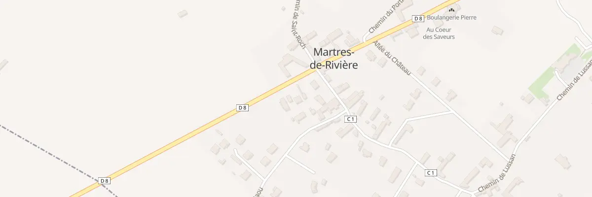 Plan du 4 Av de Luchon à Martres-de-Rivière