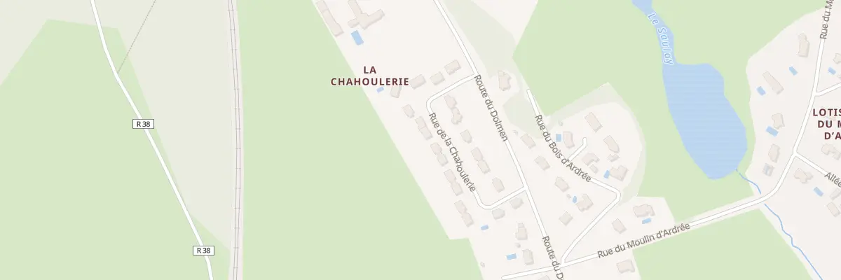 Plan du 14 Rue de la Chahoulerie à Saint-Antoine-du-Rocher