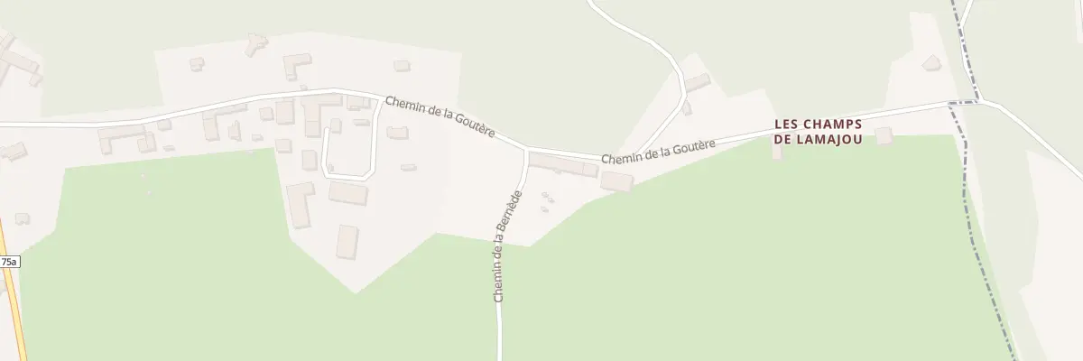 Plan du 1 Chem de la Bernède à Bordes-de-Rivière