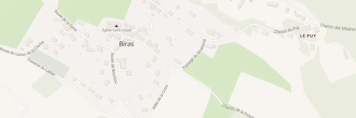 Plan du 9039 Le Bourg à Biras