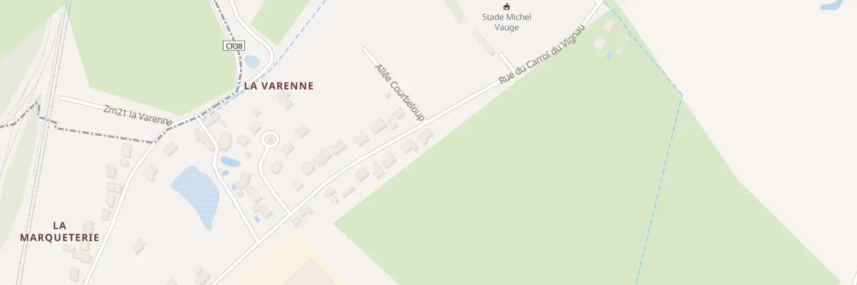 Plan du 51 Rue du Carroi du Vignau à Villeperdue