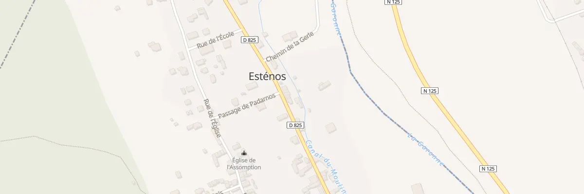 Plan du 36 Rte de Luchon à Esténos