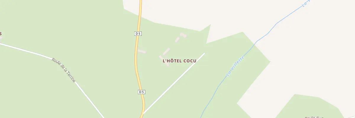 Plan du 1 Che de l’Hôtel Cocu à Feings