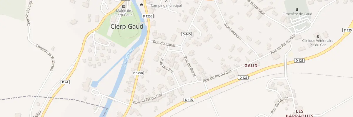 Plan du 1 Rue des Iris à Cierp-Gaud