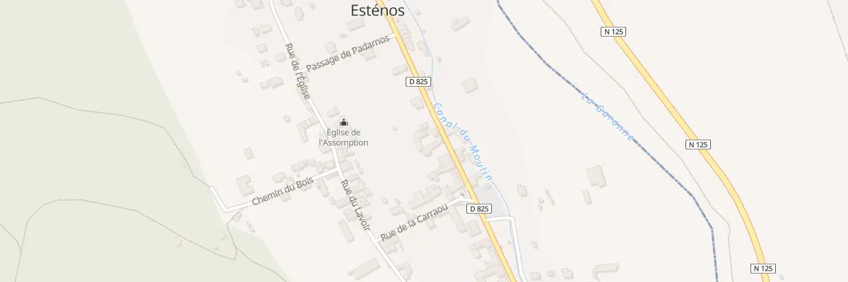 Plan du 47 Rte de Luchon à Esténos