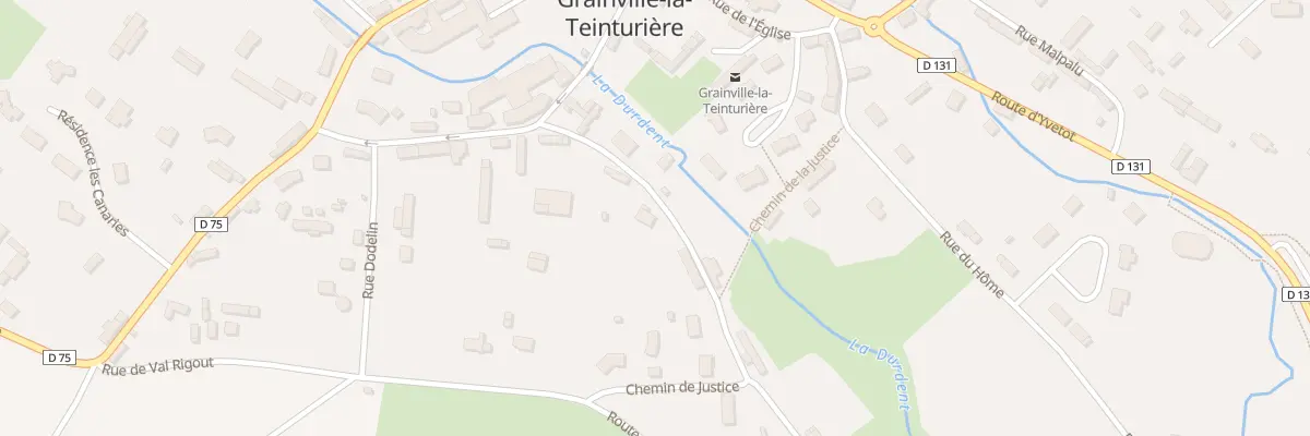 Plan du 3 Rue Glatigny à Grainville-la-Teinturière