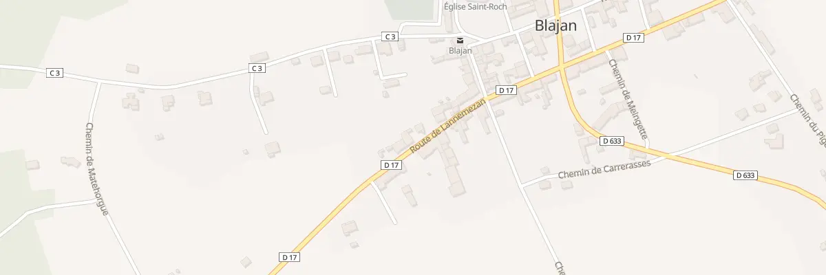 Plan du 18 Rte de Lannemezan à Blajan
