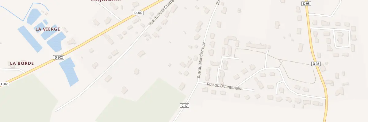 Plan du 22 Rue du Montlevroux à Lavaré