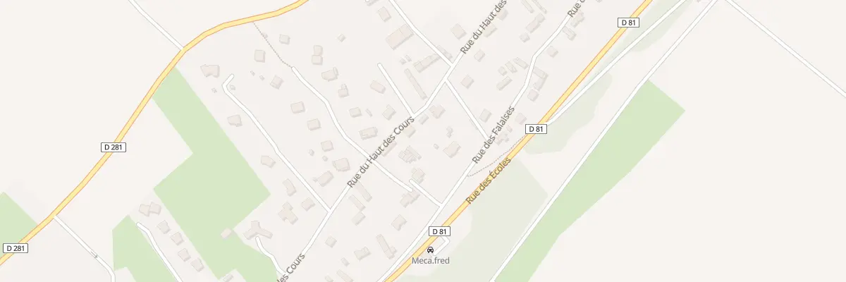 Plan du 12 Rue du Haut des Cours à Norville