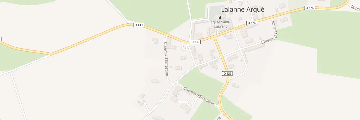 Plan du 96 Chem de la Maison des Pauvres à Lalanne-Arqué