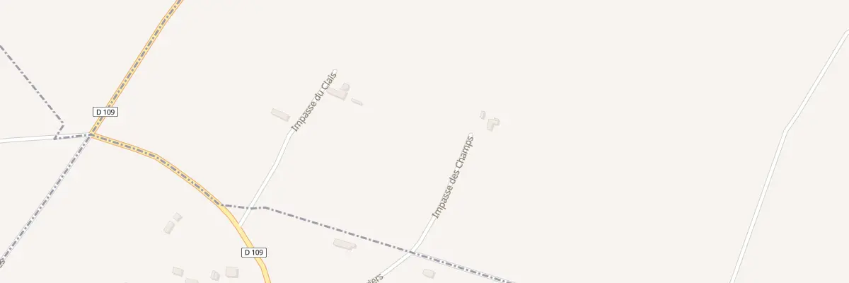 Plan du 5 Imp des Champs au Hanouard
