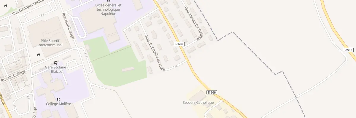 Plan du 48 Rue de Chennebrun à L’Aigle
