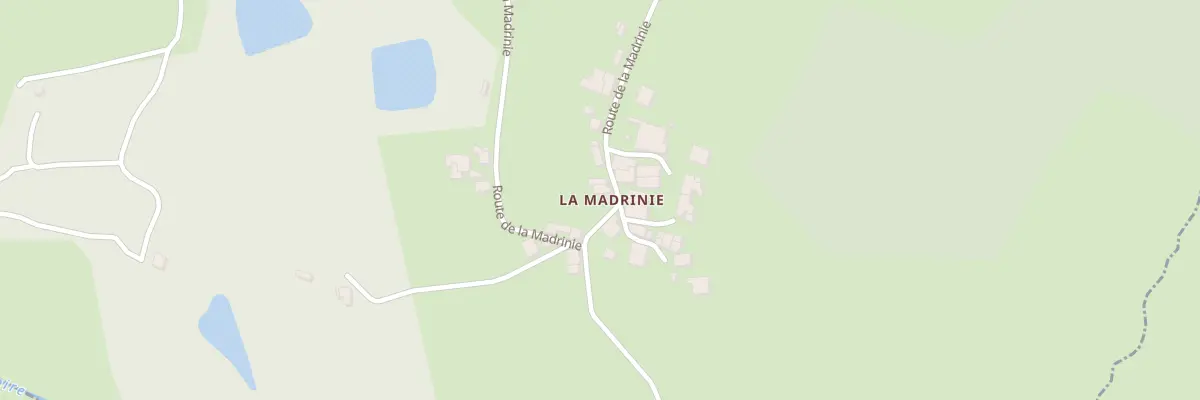 Plan du 12 Rte de la Madrinie à Roussines