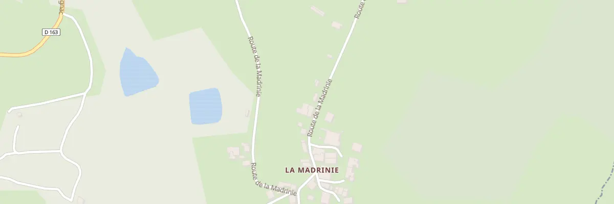 Plan du 6 Rte de la Madrinie à Roussines