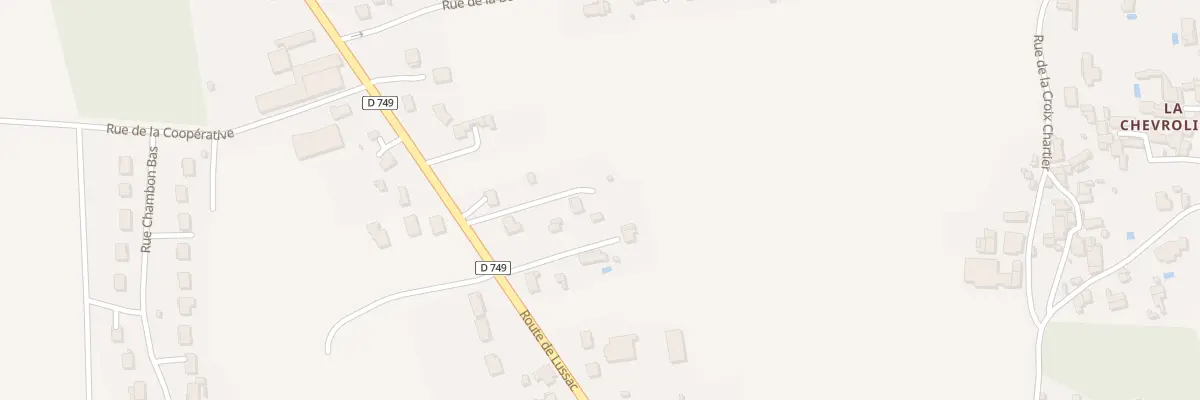 Plan du 75 Rte de Lussac à Valdivienne