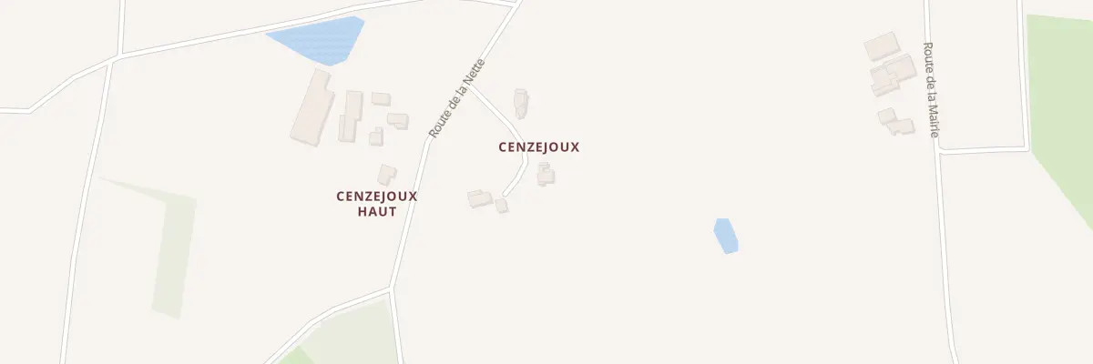 Plan du 11A Cenzeloux à Cavarc