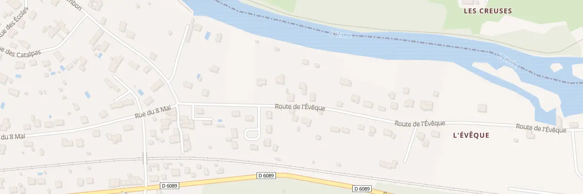 Plan du 84 Rte de l’Evêque à Marsac-sur-l’Isle