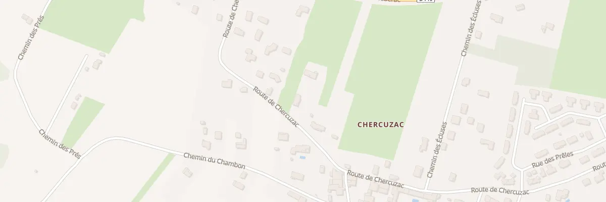 Plan du 1A Rte de Chercuzac à Chancelade