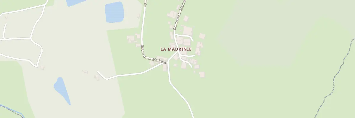 Plan du 21 Rte de la Madrinie à Roussines