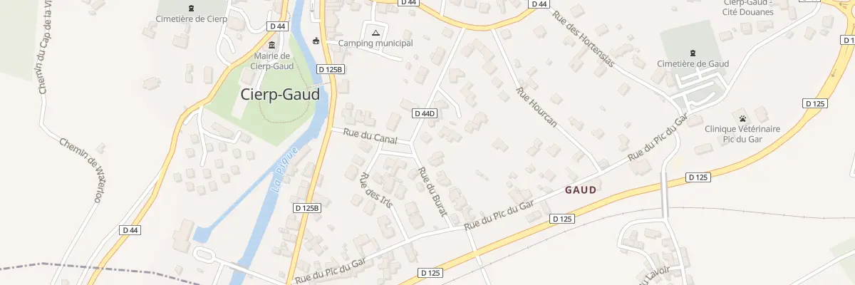 Plan du 9 Rue du Burat à Cierp-Gaud