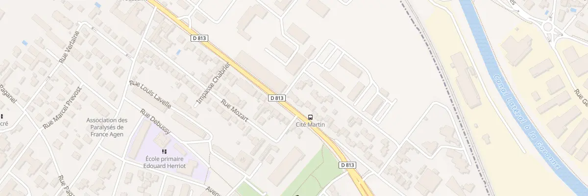 Plan du 72 Av Jean Jaurès à Agen