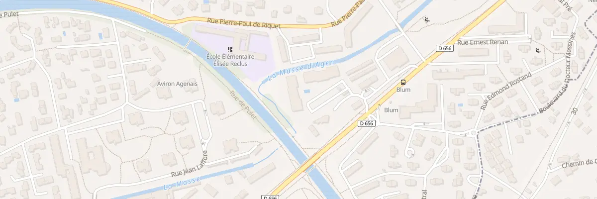 Plan du 129 Av Léon Blum à Agen