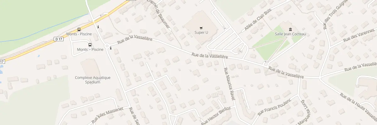 Plan du 12 Rue de la Vasselière à Monts