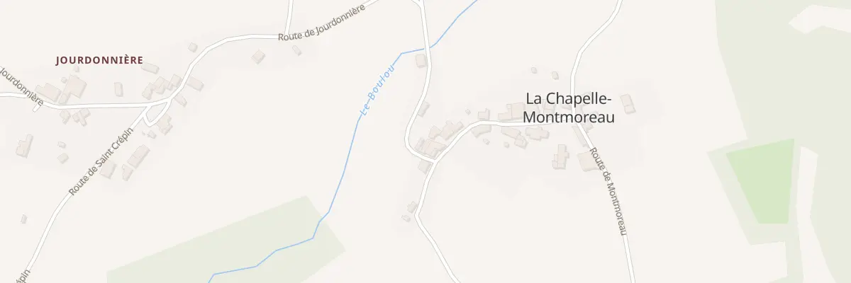 Plan du 21 Le Bourg Ouest à La Chapelle-Montmoreau
