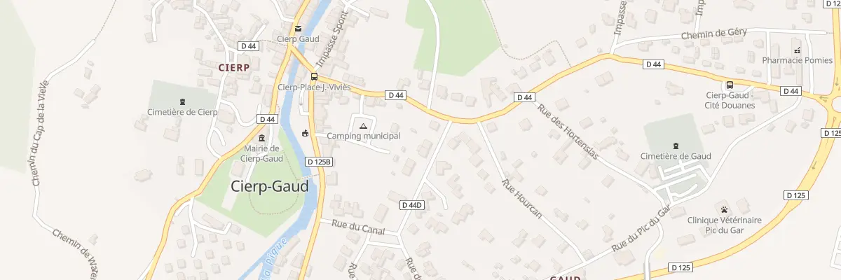 Plan du 2 Rue du Burat à Cierp-Gaud