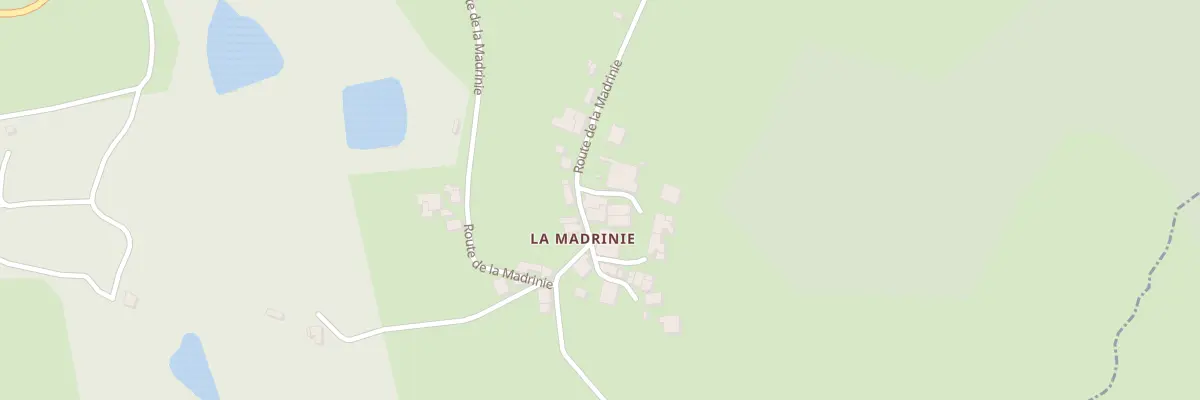 Plan du 11 Rte de la Madrinie à Roussines