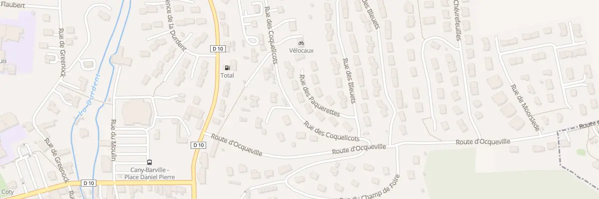 Plan du 9 Rue des Paquerettes à Cany-Barville