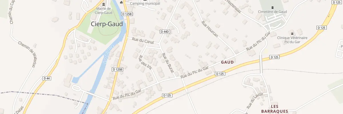 Plan du 15 Rue du Burat à Cierp-Gaud