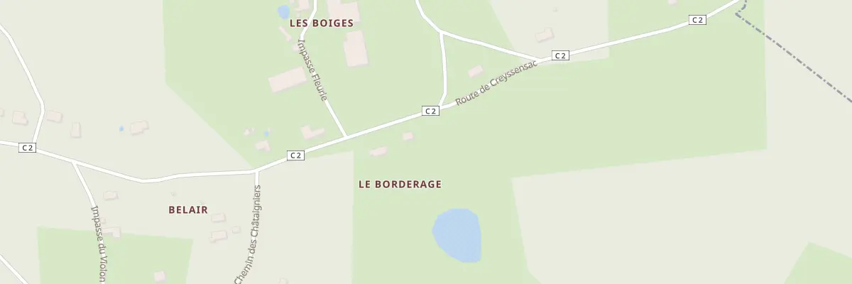 Plan du 740 Rte de Creyssensac à Saint-Paul-de-Serre