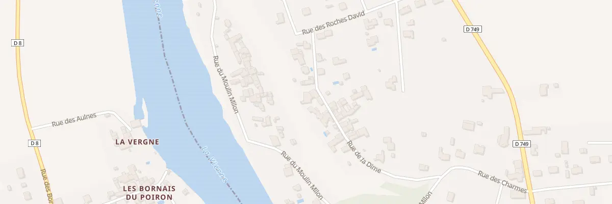 Plan du 10 Rue de la Dime à Chauvigny