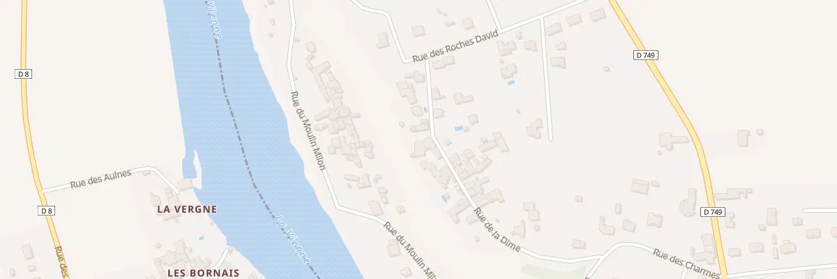 Plan du 8 Rue de la Dime à Chauvigny