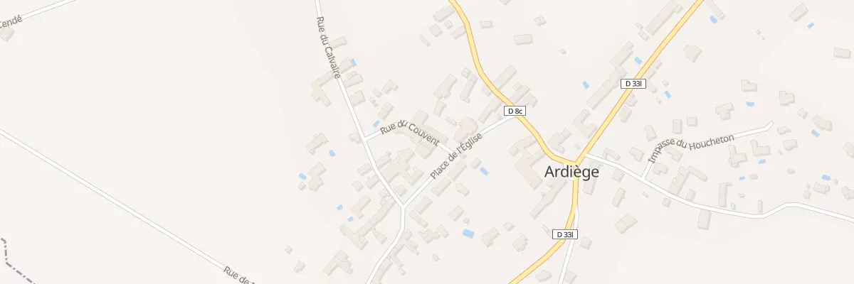 Plan du 11 Pl Eglise à Ardiège
