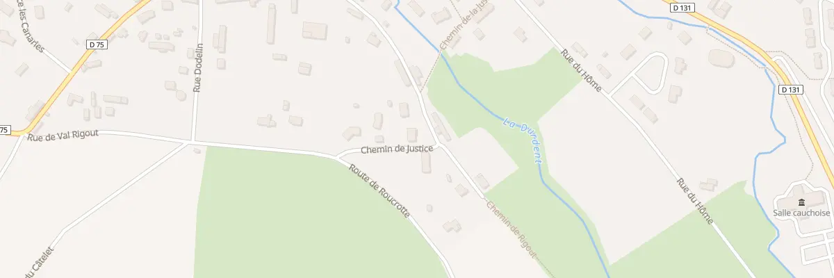 Plan du 6 Che de la Justice à Grainville-la-Teinturière