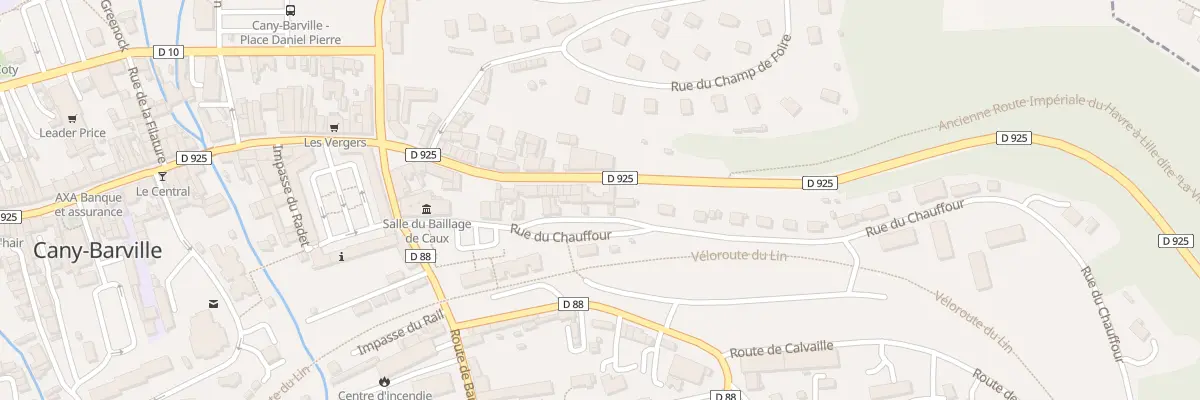 Plan du 28 Rte de Saint Valery à Cany-Barville