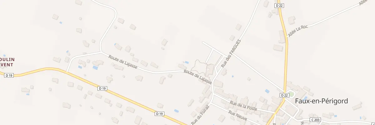 Plan du 5002 Le Bourg à Faux-en-Périgord