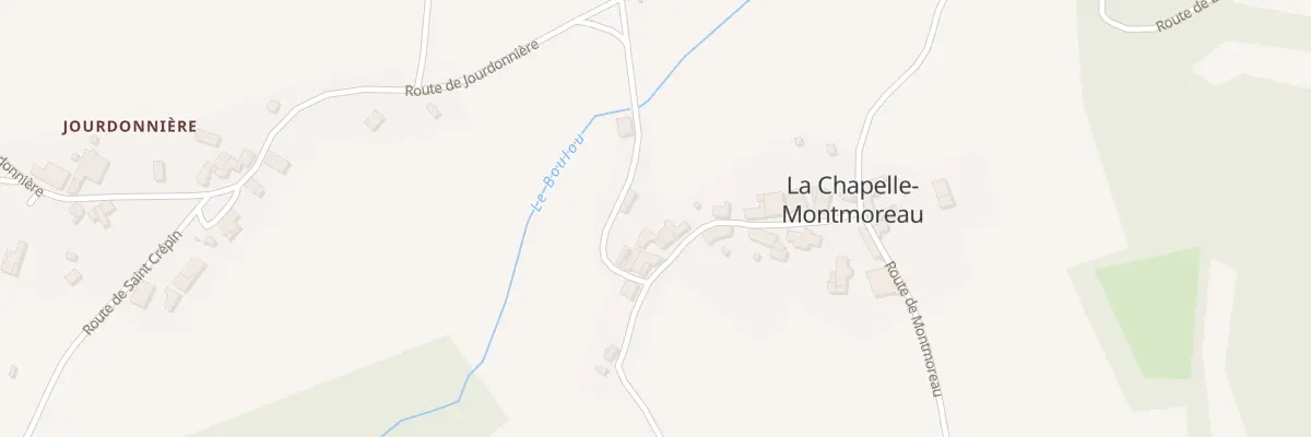 Plan du 20 Le Bourg Ouest à La Chapelle-Montmoreau