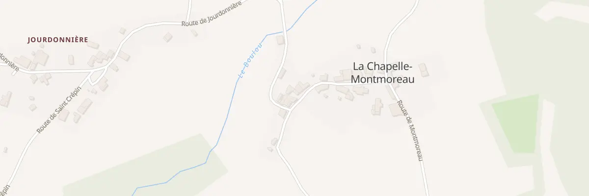 Plan du 22 Le Bourg Ouest à La Chapelle-Montmoreau